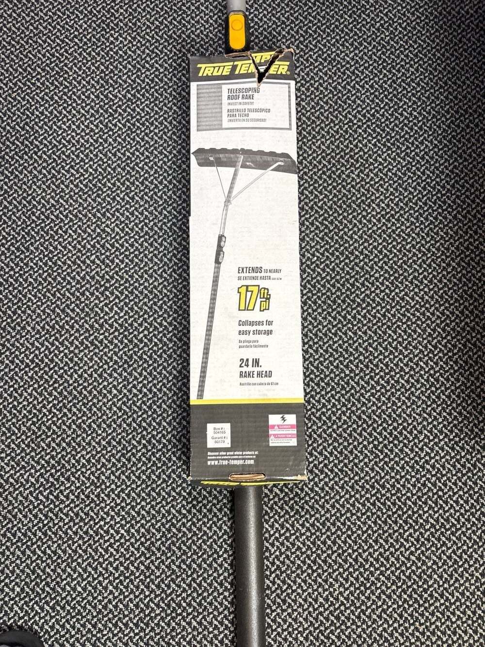 True Temper 17 ft. Telescoping Roof Rake with 24 in. Head